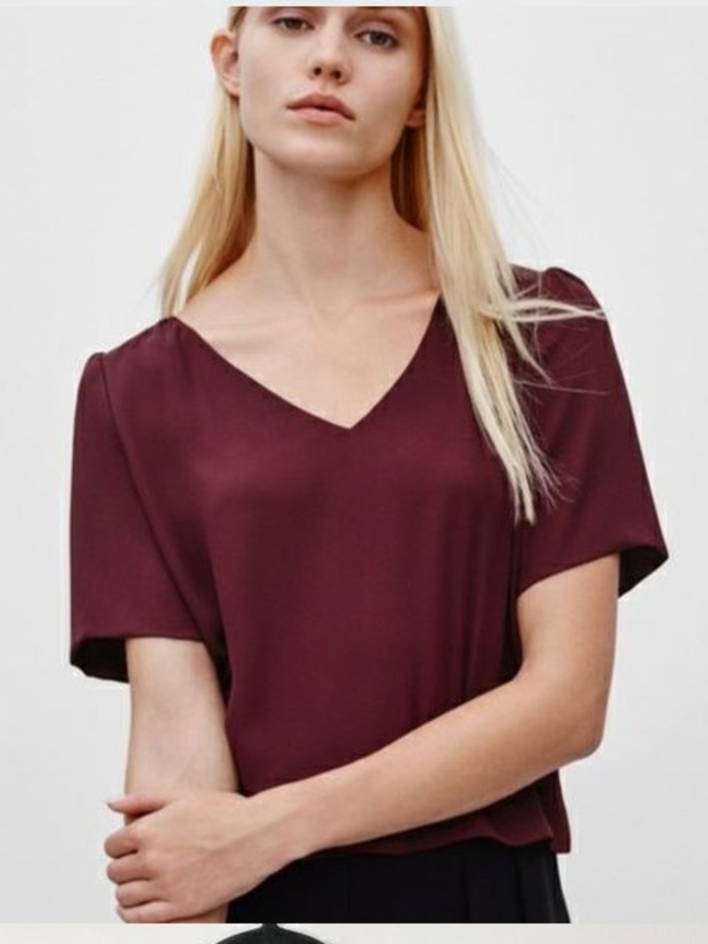 2/$30 Babaton Randy Blouse Plum